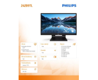 Philips Philips 242B9TL/00 dotykowy - 651479 - zdjęcie 6